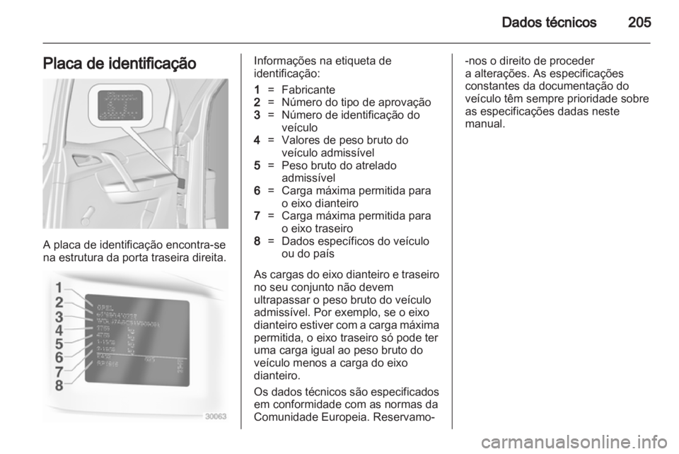 OPEL MERIVA 2011  Manual de Instruções (in Portugues) 