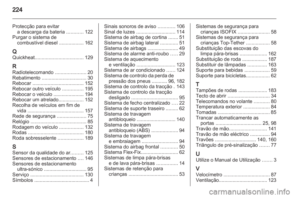 OPEL MERIVA 2011 Manual de Instruções (in Portugues) OPEL MERIVA 2011 Manual de Instruções (in Portugues)