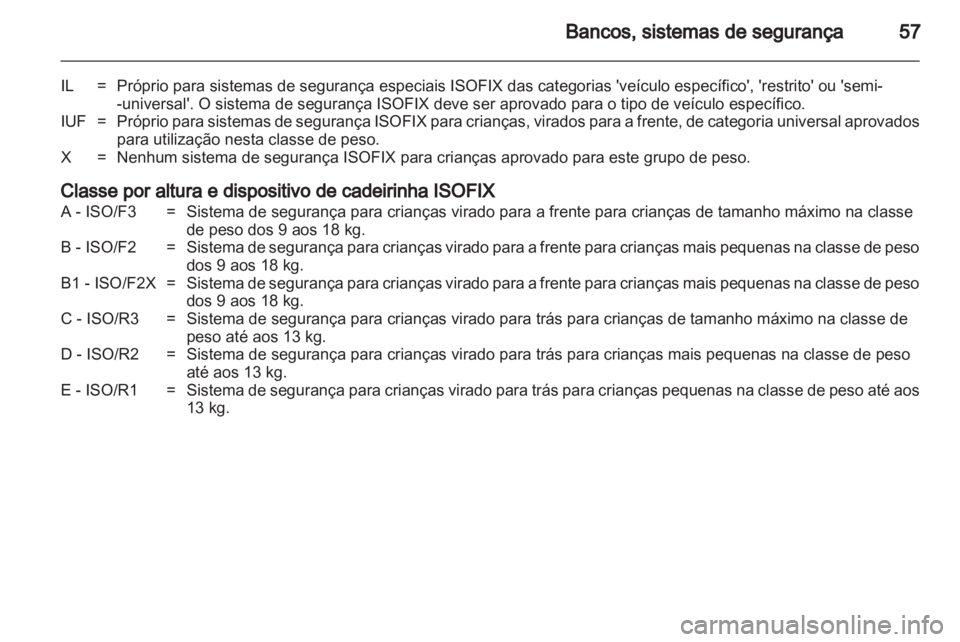 OPEL MERIVA 2011 Manual de Instruções (in Portugues) OPEL MERIVA 2011 Manual de Instruções (in Portugues)