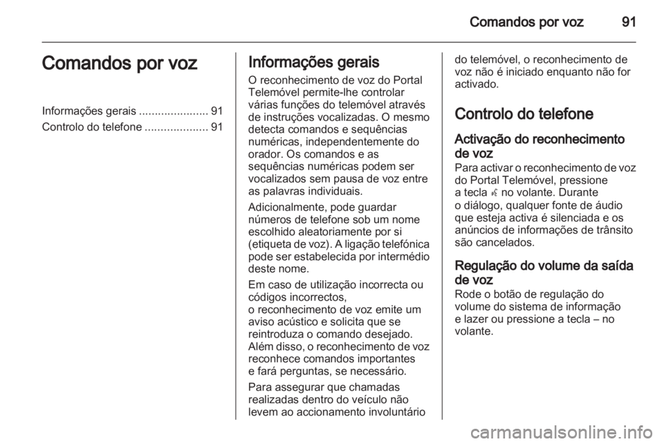 OPEL MERIVA 2011.25  Manual de Informação e Lazer (in Portugues) 