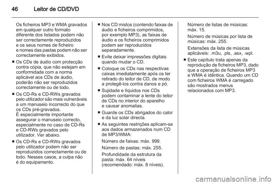 OPEL MERIVA 2011.5  Manual de Informação e Lazer (in Portugues) 