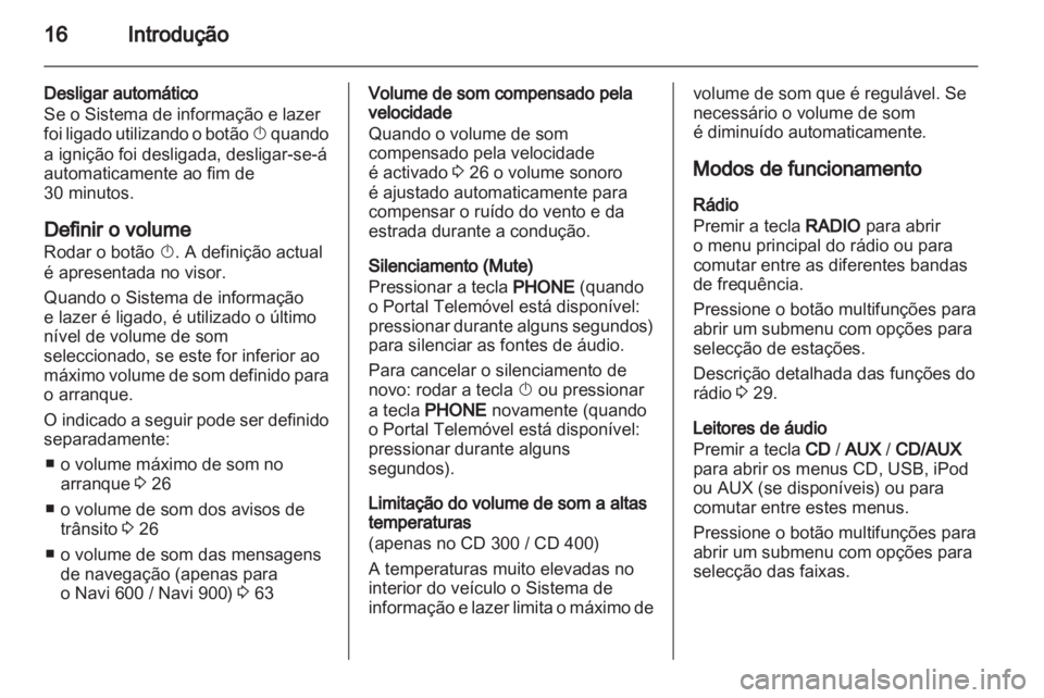 OPEL MERIVA 2012 Manual de Informação e Lazer (in Portugues) OPEL MERIVA 2012 Manual de Informação e Lazer (in Portugues)