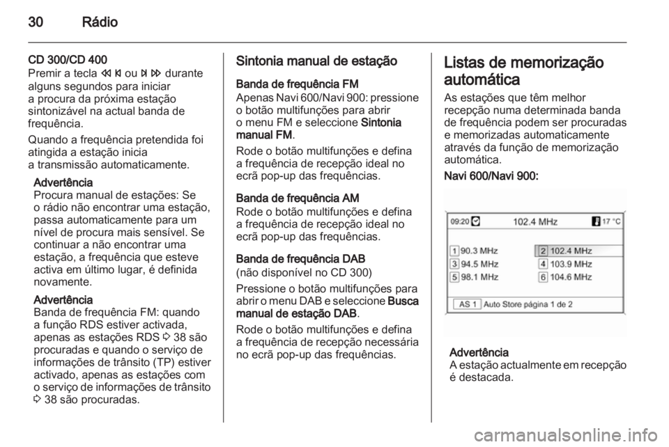 OPEL MERIVA 2012 Manual de Informação e Lazer (in Portugues) OPEL MERIVA 2012 Manual de Informação e Lazer (in Portugues)