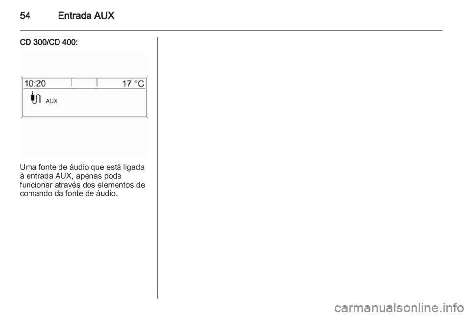 OPEL MERIVA 2012 Manual de Informação e Lazer (in Portugues) OPEL MERIVA 2012 Manual de Informação e Lazer (in Portugues)