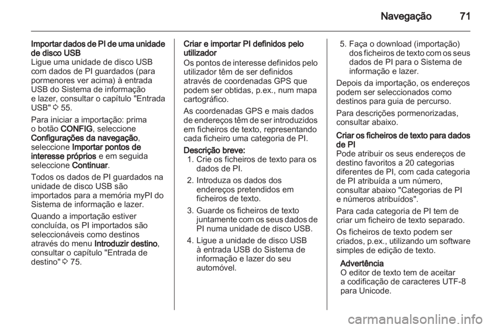 OPEL MERIVA 2012 Manual de Informação e Lazer (in Portugues) OPEL MERIVA 2012 Manual de Informação e Lazer (in Portugues)