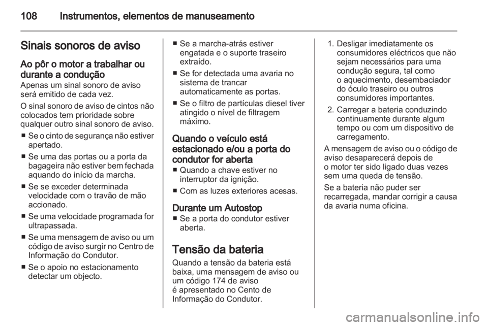 OPEL MERIVA 2012 Manual de Instruções (in Portugues) OPEL MERIVA 2012 Manual de Instruções (in Portugues)