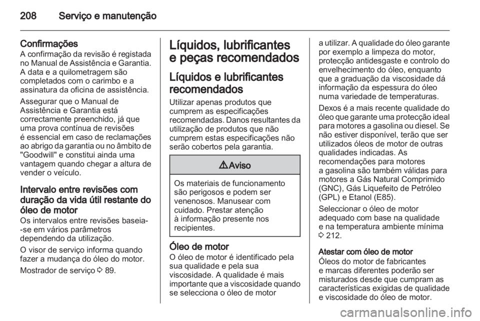 OPEL MERIVA 2012 Manual de Instruções (in Portugues) OPEL MERIVA 2012 Manual de Instruções (in Portugues)