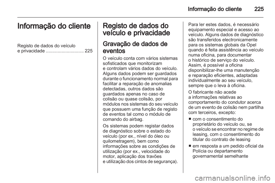 OPEL MERIVA 2012 Manual de Instruções (in Portugues) OPEL MERIVA 2012 Manual de Instruções (in Portugues)