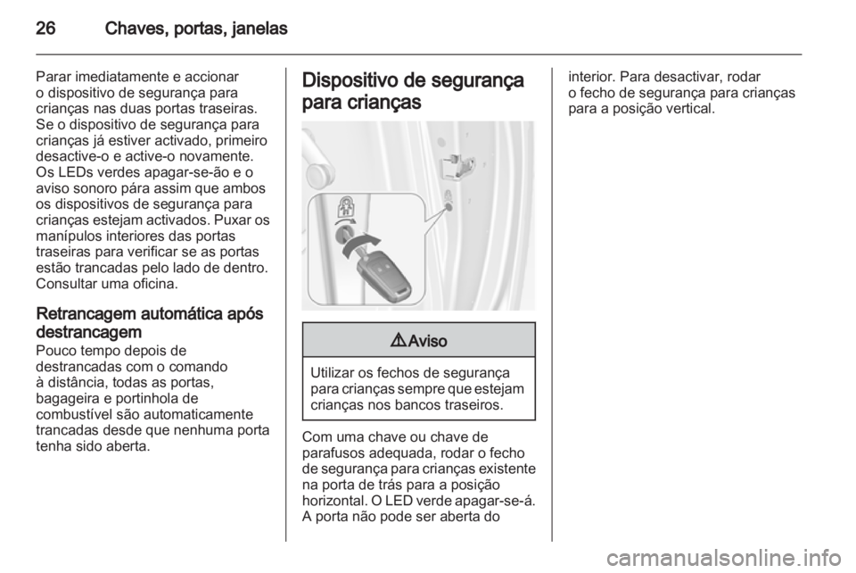 OPEL MERIVA 2012 Manual de Instruções (in Portugues) OPEL MERIVA 2012 Manual de Instruções (in Portugues)