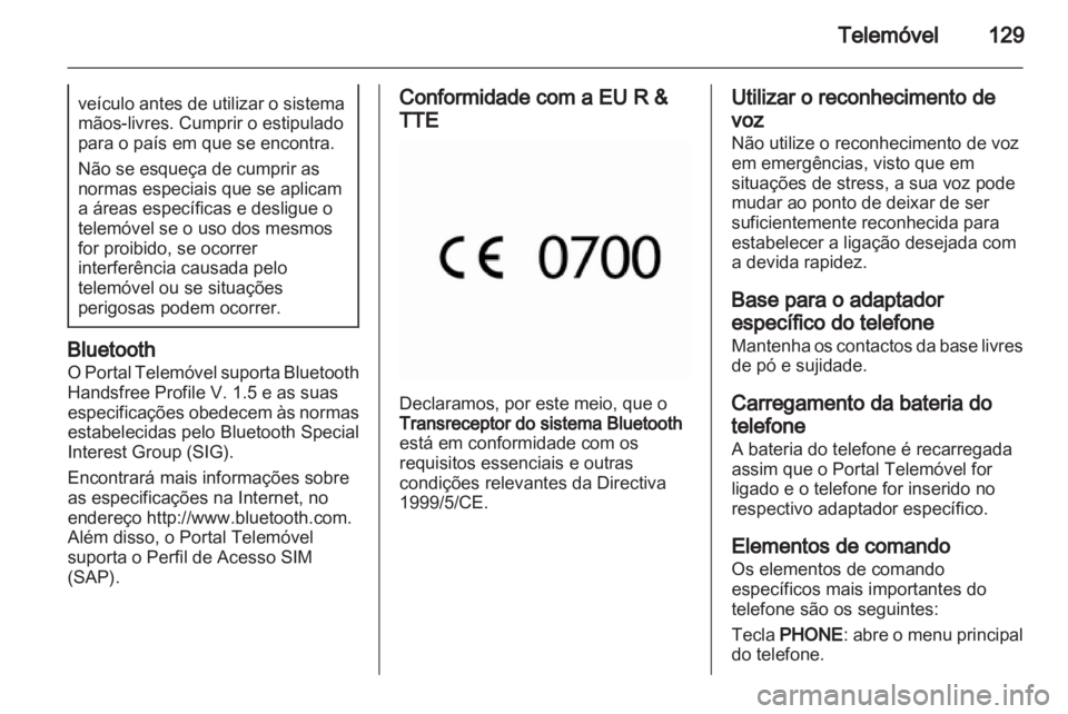 OPEL MERIVA 2012.5 Manual de Informação e Lazer (in Portugues) OPEL MERIVA 2012.5 Manual de Informação e Lazer (in Portugues)