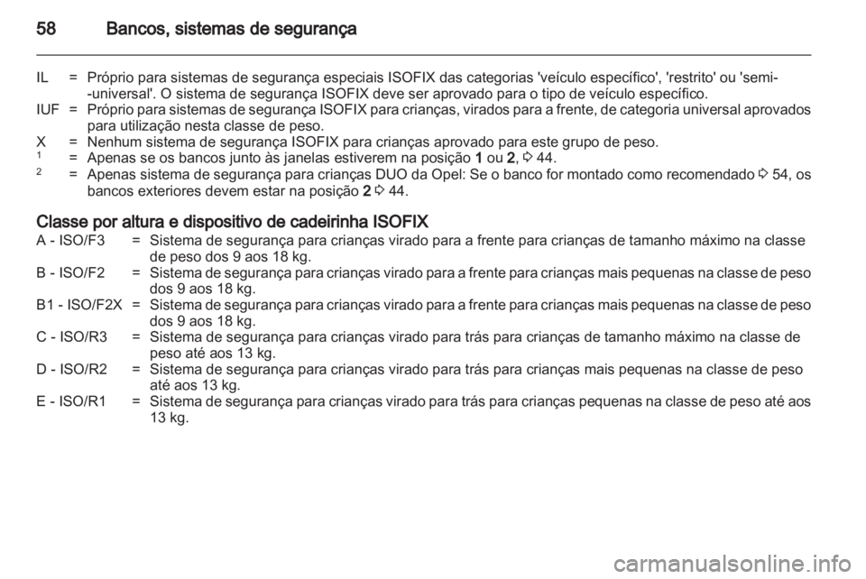 OPEL MERIVA 2012.5  Manual de Instruções (in Portugues) 
