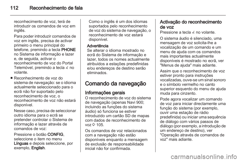 OPEL MERIVA 2013 Manual de Informação e Lazer (in Portugues) OPEL MERIVA 2013 Manual de Informação e Lazer (in Portugues)