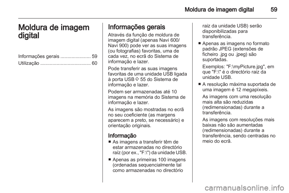 OPEL MERIVA 2013  Manual de Informação e Lazer (in Portugues) 