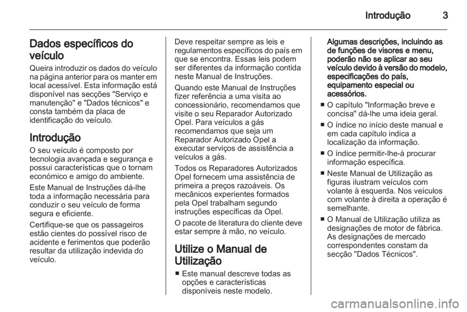 OPEL MERIVA 2013  Manual de Instruções (in Portugues) 