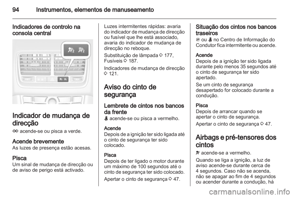 OPEL MERIVA 2013 Manual de Instruções (in Portugues) OPEL MERIVA 2013 Manual de Instruções (in Portugues)