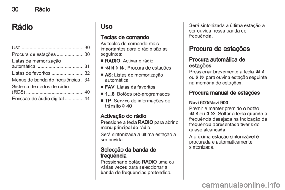 OPEL MERIVA 2013.5 Manual de Informação e Lazer (in Portugues) OPEL MERIVA 2013.5 Manual de Informação e Lazer (in Portugues)