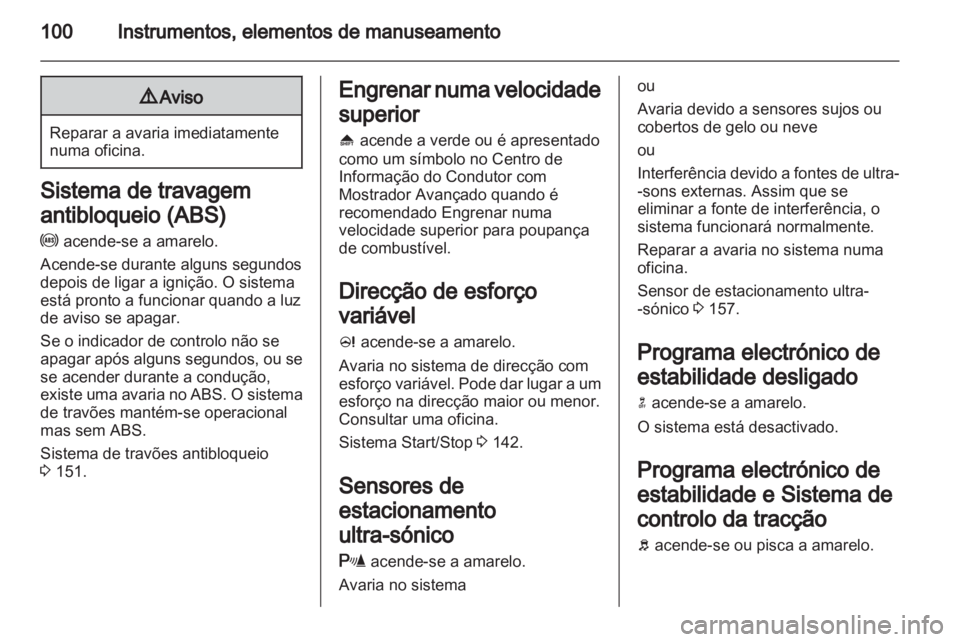 OPEL MERIVA 2013.5  Manual de Instruções (in Portugues) 