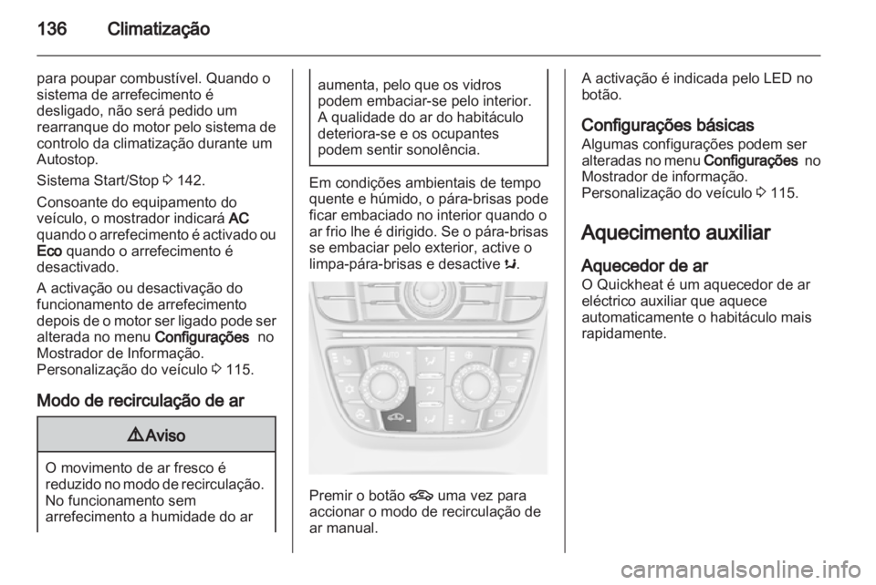 OPEL MERIVA 2013.5  Manual de Instruções (in Portugues) 