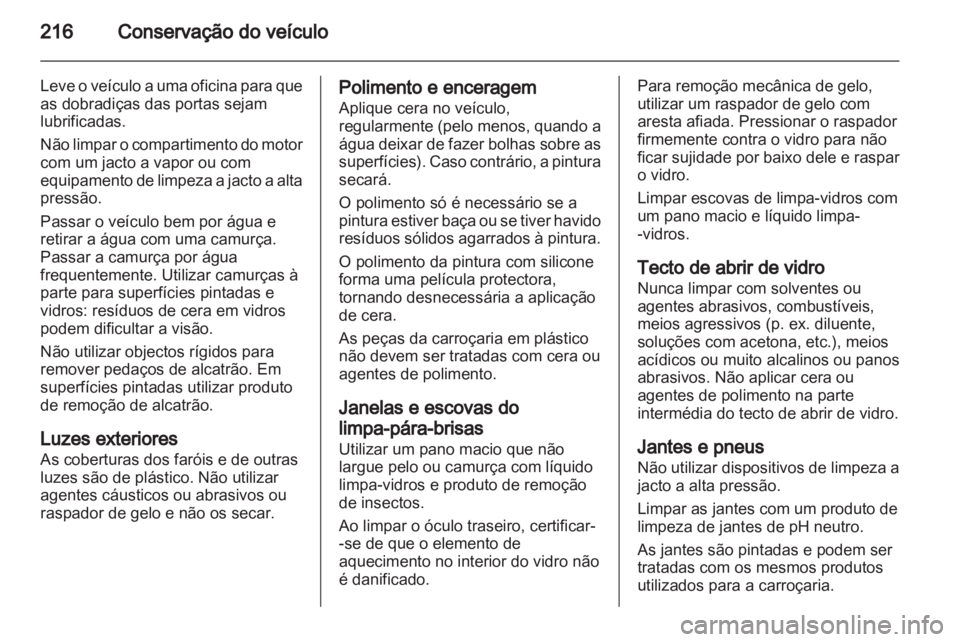 OPEL MERIVA 2013.5 Manual de Instruções (in Portugues) OPEL MERIVA 2013.5 Manual de Instruções (in Portugues)