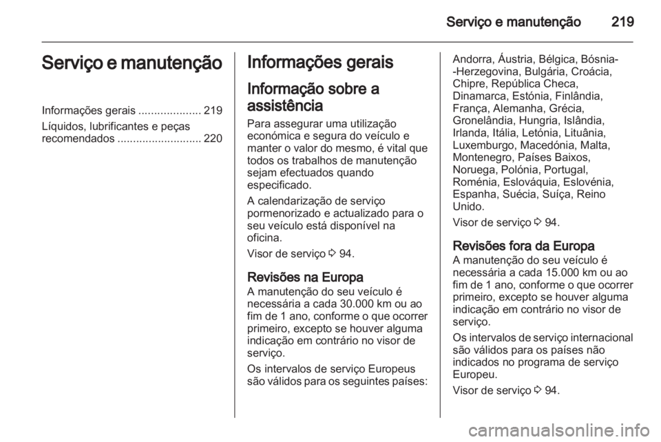 OPEL MERIVA 2013.5  Manual de Instruções (in Portugues) 