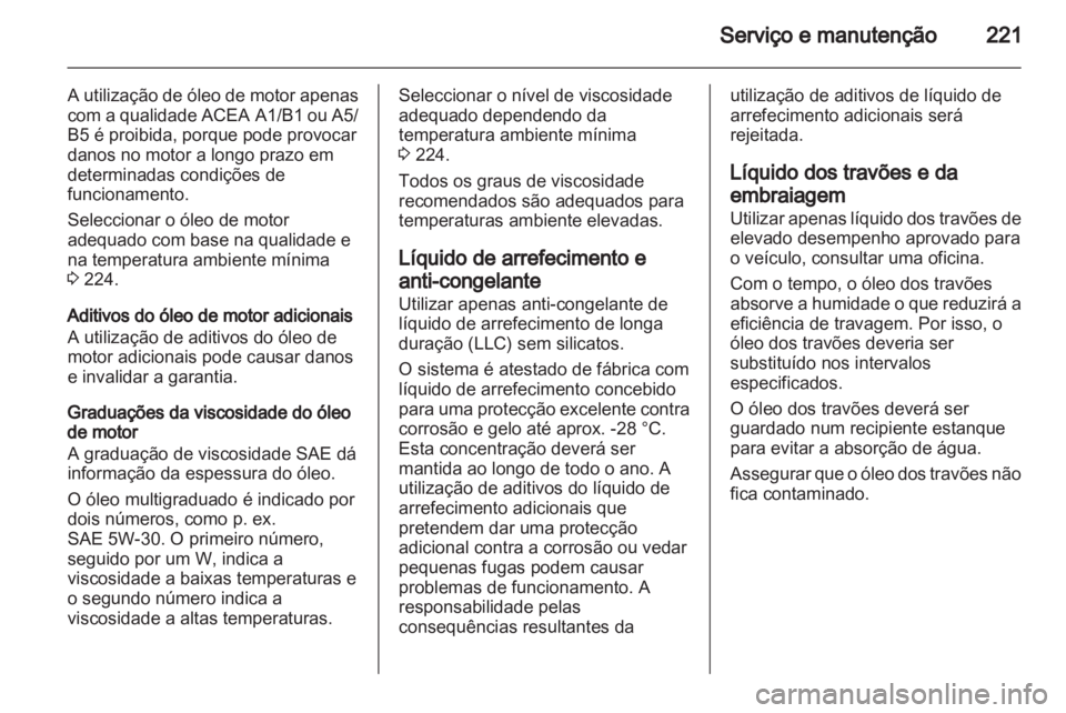 OPEL MERIVA 2013.5  Manual de Instruções (in Portugues) 