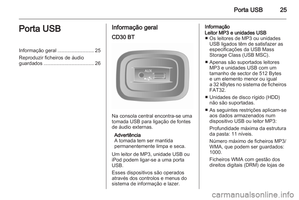 OPEL VIVARO 2011 Manual de Informação e Lazer (in Portugues) OPEL VIVARO 2011 Manual de Informação e Lazer (in Portugues)
