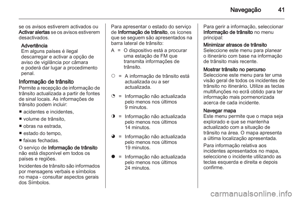 OPEL VIVARO 2011  Manual de Informação e Lazer (in Portugues) 
