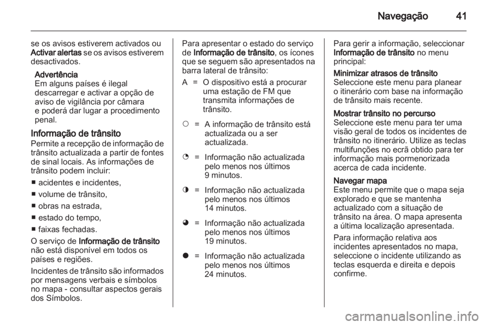 OPEL VIVARO 2011 Manual de Informação e Lazer (in Portugues) OPEL VIVARO 2011 Manual de Informação e Lazer (in Portugues)