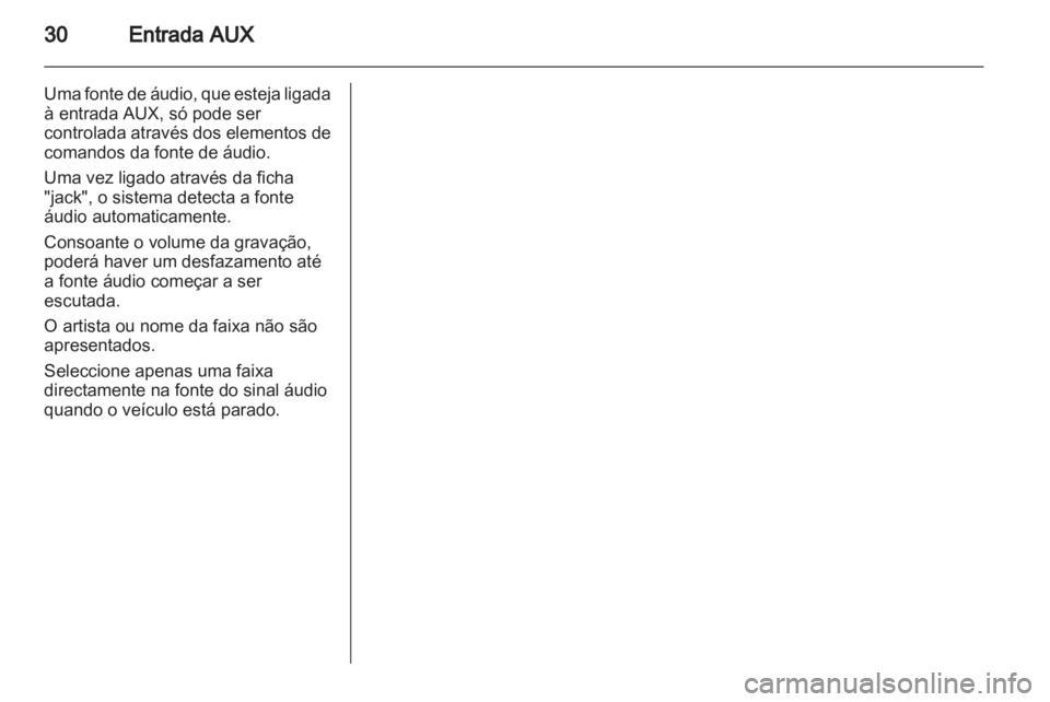 OPEL VIVARO 2011.5 Manual de Informação e Lazer (in Portugues) OPEL VIVARO 2011.5 Manual de Informação e Lazer (in Portugues)