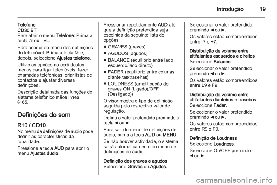 OPEL MOVANO_B 2012 Manual de Informação e Lazer (in Portugues) OPEL MOVANO_B 2012 Manual de Informação e Lazer (in Portugues)