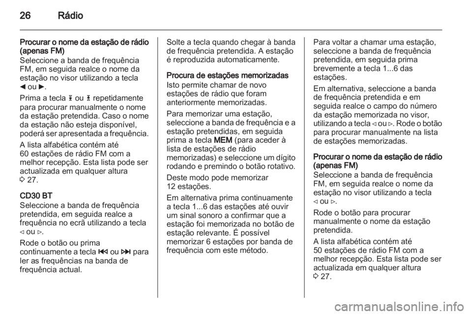 OPEL MOVANO_B 2012 Manual de Informação e Lazer (in Portugues) OPEL MOVANO_B 2012 Manual de Informação e Lazer (in Portugues)