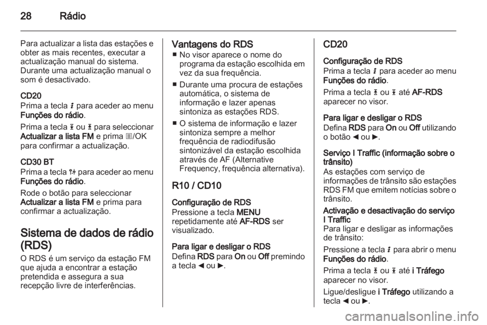 OPEL MOVANO_B 2012 Manual de Informação e Lazer (in Portugues) OPEL MOVANO_B 2012 Manual de Informação e Lazer (in Portugues)