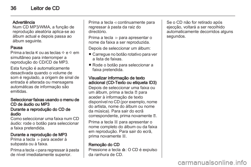 OPEL MOVANO_B 2012 Manual de Informação e Lazer (in Portugues) OPEL MOVANO_B 2012 Manual de Informação e Lazer (in Portugues)