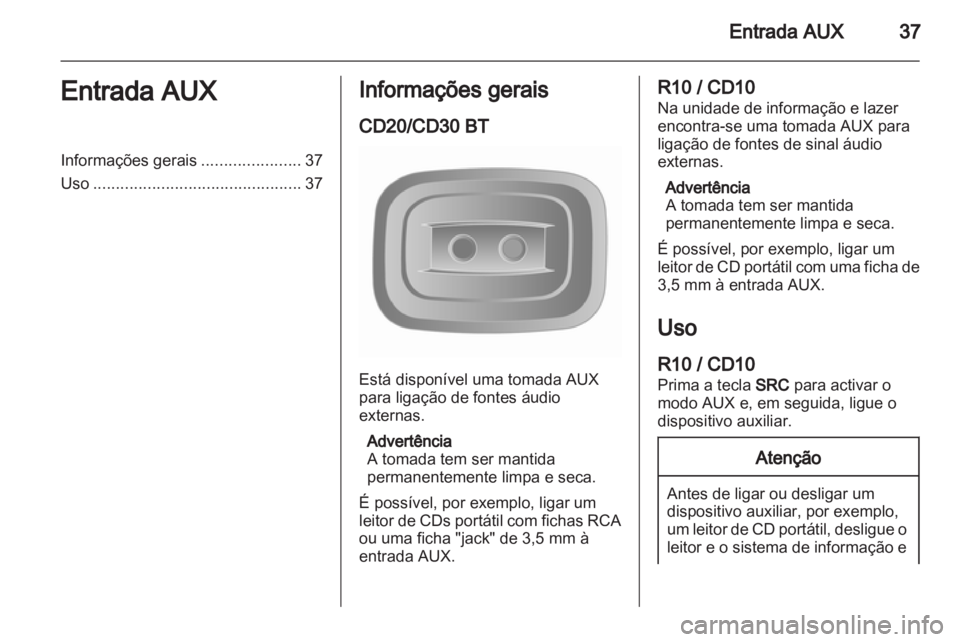 OPEL MOVANO_B 2012 Manual de Informação e Lazer (in Portugues) OPEL MOVANO_B 2012 Manual de Informação e Lazer (in Portugues)