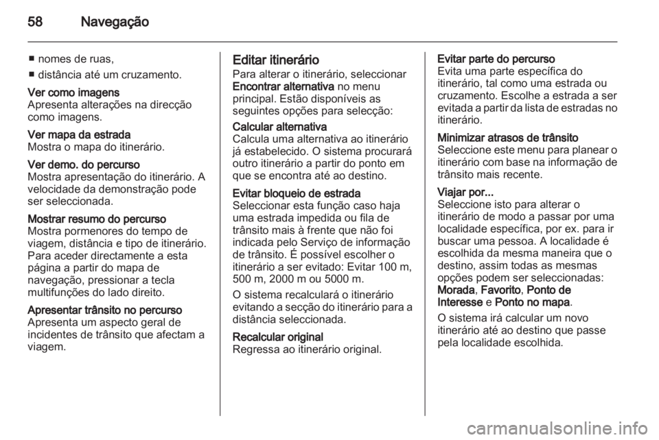 OPEL MOVANO_B 2012 Manual de Informação e Lazer (in Portugues) OPEL MOVANO_B 2012 Manual de Informação e Lazer (in Portugues)