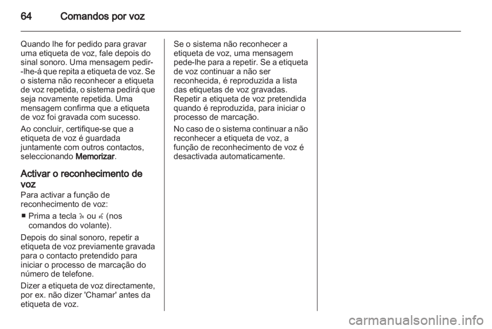 OPEL MOVANO_B 2012 Manual de Informação e Lazer (in Portugues) OPEL MOVANO_B 2012 Manual de Informação e Lazer (in Portugues)