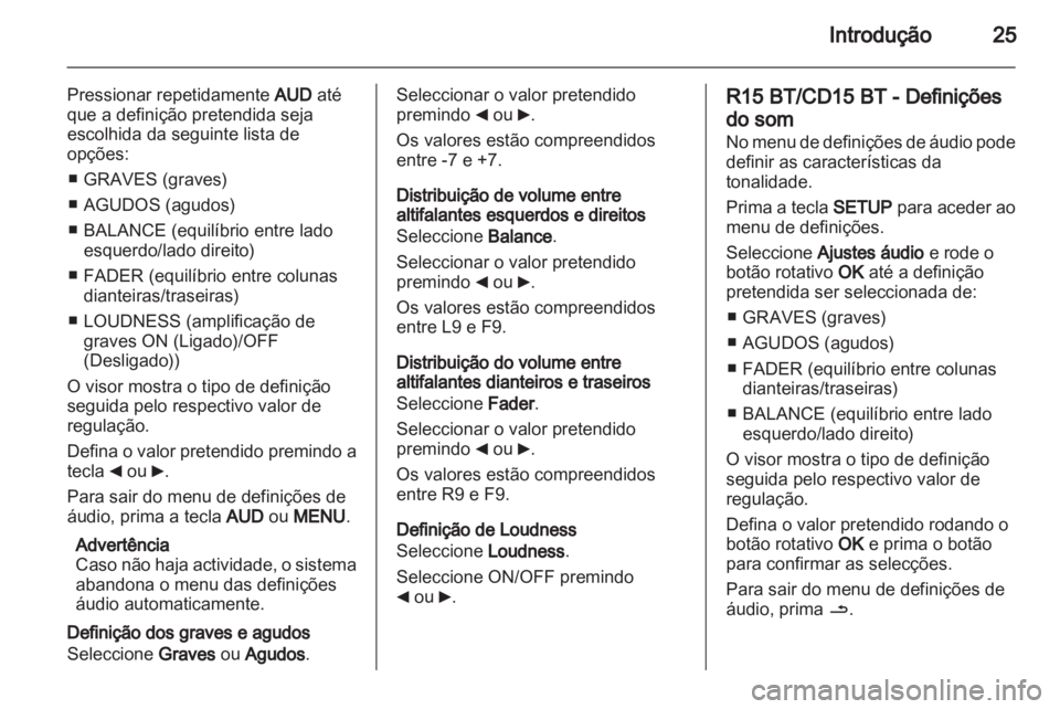 OPEL MOVANO_B 2012.5  Manual de Informação e Lazer (in Portugues) 