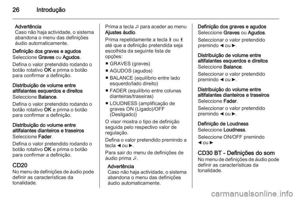 OPEL MOVANO_B 2012.5  Manual de Informação e Lazer (in Portugues) 