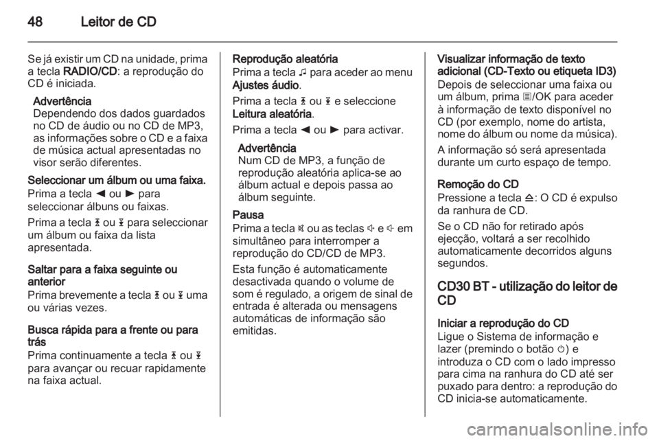 OPEL MOVANO_B 2012.5 Manual de Informação e Lazer (in Portugues) OPEL MOVANO_B 2012.5 Manual de Informação e Lazer (in Portugues)