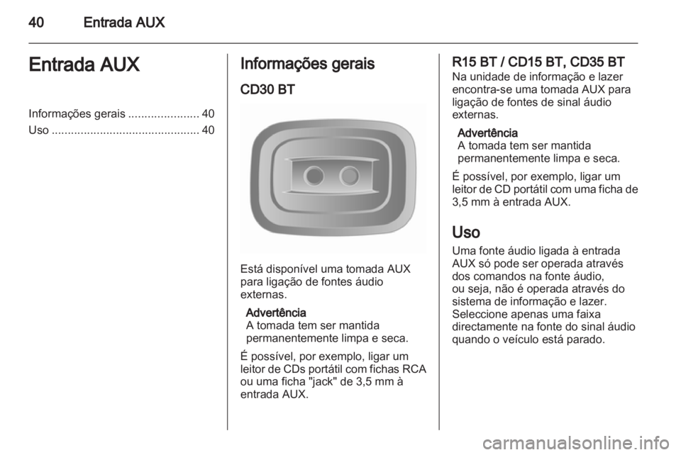 OPEL MOVANO_B 2013.5 Manual de Informação e Lazer (in Portugues) OPEL MOVANO_B 2013.5 Manual de Informação e Lazer (in Portugues)