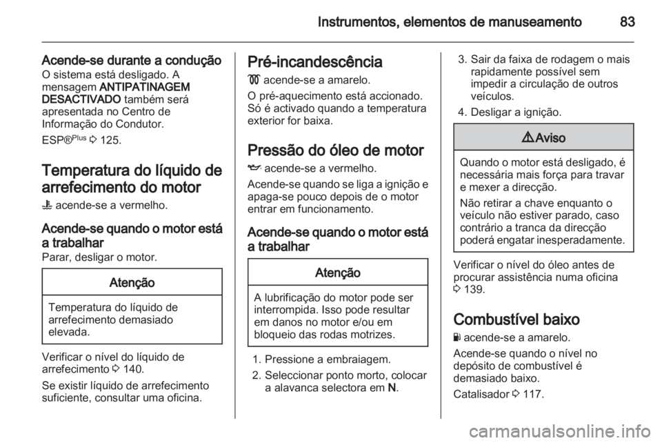 OPEL MOVANO_B 2013.5  Manual de Instruções (in Portugues) 