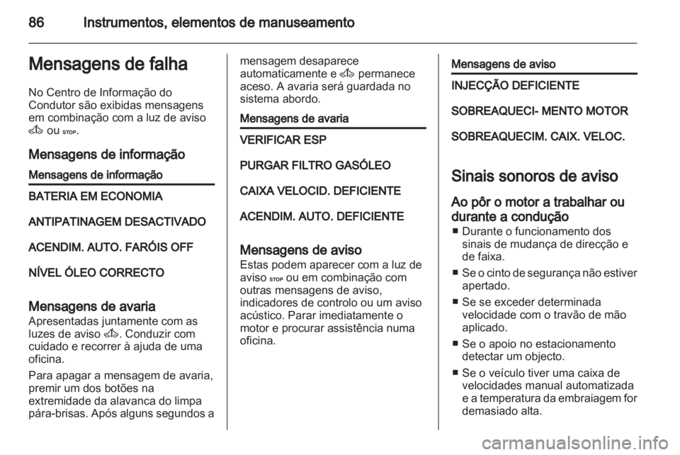 OPEL MOVANO_B 2013.5  Manual de Instruções (in Portugues) 