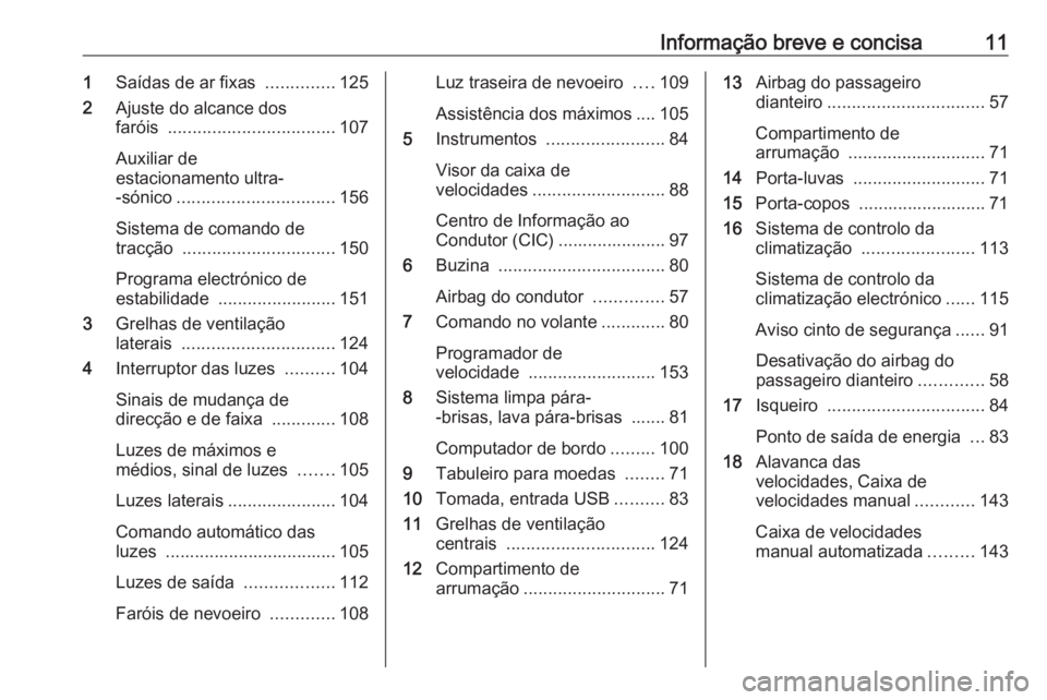 OPEL MOVANO_B 2016 Manual de Instruções (in Portugues) Informação breve e concisa111Saídas de ar fixas ..............125
2 Ajuste do alcance dos
faróis .................................. 107
Auxiliar de
estacionamento ultra- -sónico ............... OPEL MOVANO_B 2016 Manual de Instruções (in Portugues) Informação breve e concisa111Saídas de ar fixas ..............125
2 Ajuste do alcance dos
faróis .................................. 107
Auxiliar de
estacionamento ultra- -sónico ...............