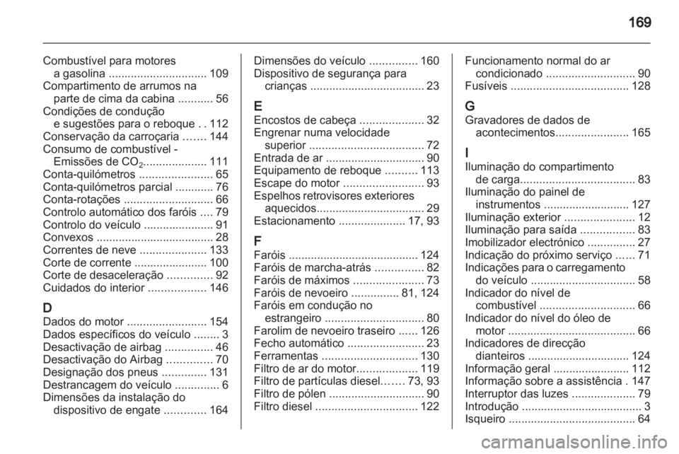 OPEL VIVARO 2011  Manual de Instruções (in Portugues) 