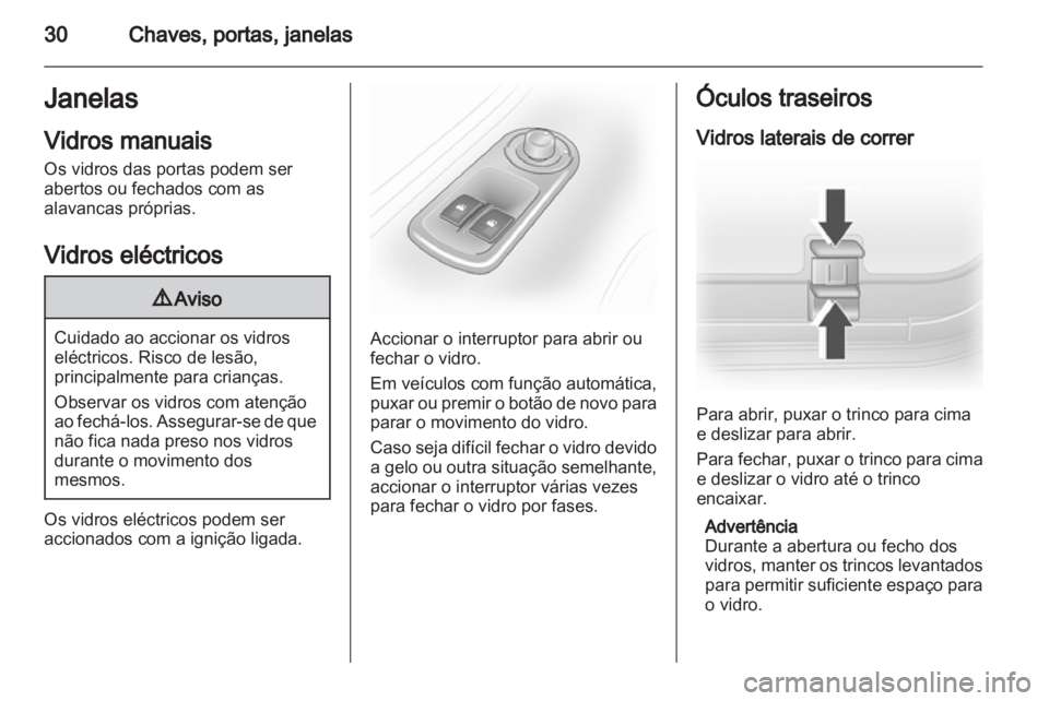 OPEL VIVARO 2011  Manual de Instruções (in Portugues) 