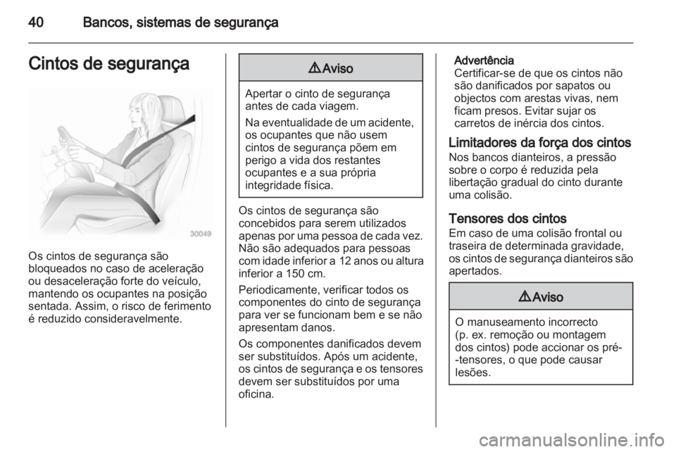 OPEL VIVARO 2011 Manual de Instruções (in Portugues) OPEL VIVARO 2011 Manual de Instruções (in Portugues)