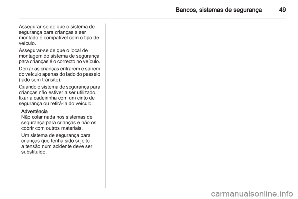 OPEL VIVARO 2011 Manual de Instruções (in Portugues) OPEL VIVARO 2011 Manual de Instruções (in Portugues)