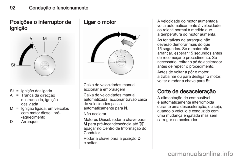 OPEL VIVARO 2011 Manual de Instruções (in Portugues) OPEL VIVARO 2011 Manual de Instruções (in Portugues)