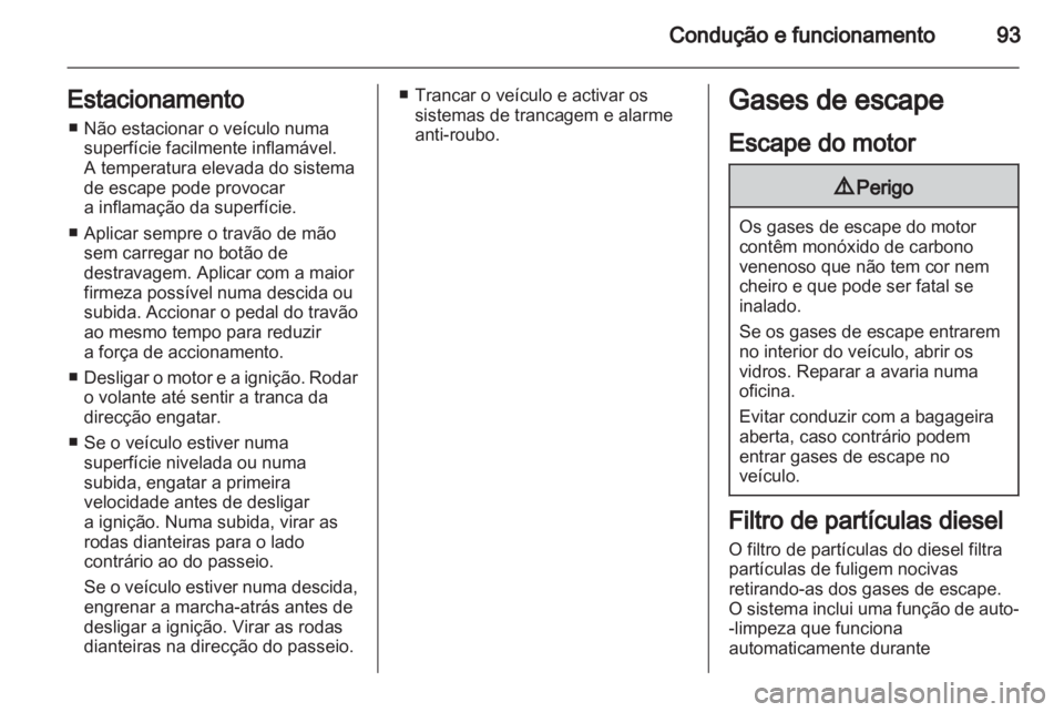 OPEL VIVARO 2011 Manual de Instruções (in Portugues) OPEL VIVARO 2011 Manual de Instruções (in Portugues)