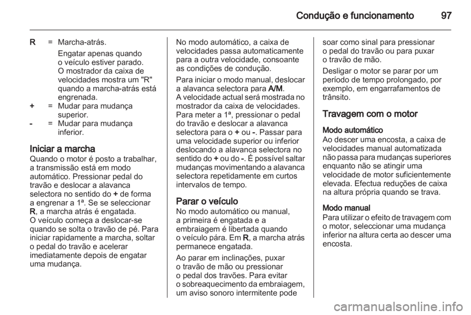 OPEL VIVARO 2011 Manual de Instruções (in Portugues) OPEL VIVARO 2011 Manual de Instruções (in Portugues)